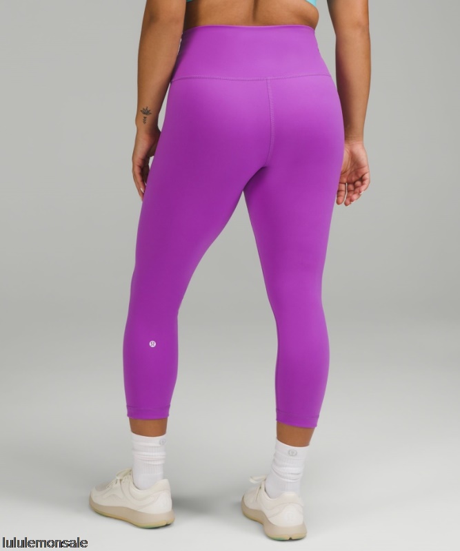 Lululemon Damen DELULU076 | Lululemon Deutschland Moonlit Magenta Wunder Train High-rise Crop 23